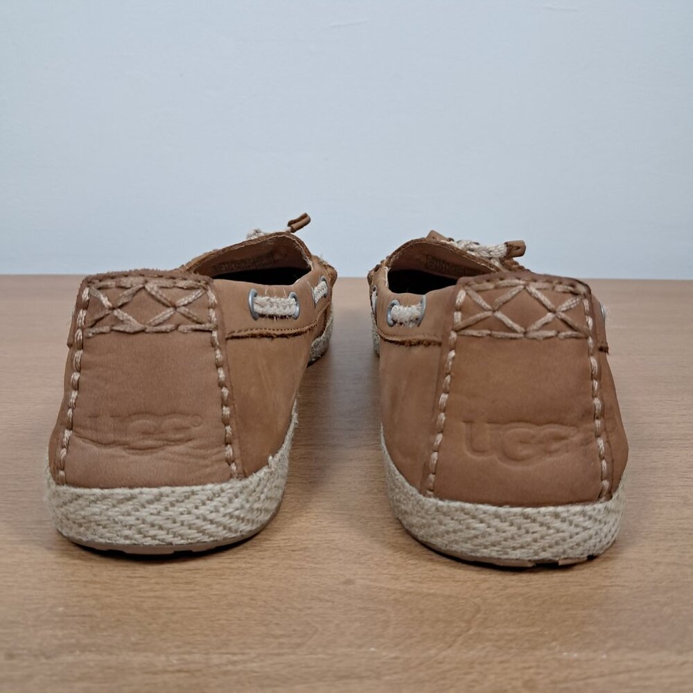 Ugg Chivon Nubuck Women's Loafers US 9 EU 40 Chestnut Sherpa - Picture 4 of 5